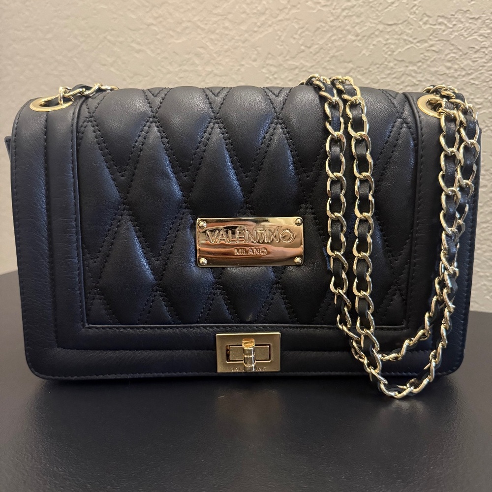 Mario Valentino Alice Quilted Shoulder Bag